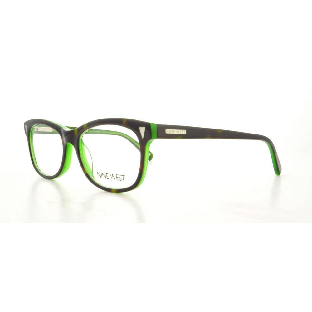 NINE WEST Eyeglasses NW5006 355 Demi Green 50MM