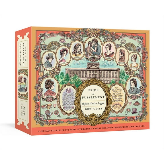 Pride and Puzzlement: A Jane Austen Puzzle: A 1000-Piece Jigsaw Puzzle Featuring Literature's Most Beloved Characters and Couples: Jigsaw Puzzles for Adults (Other)