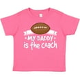 thumbnail image 3 of Inktastic Football My Daddy is the Coach Boys or Girls Toddler T-Shirt, 3 of 5