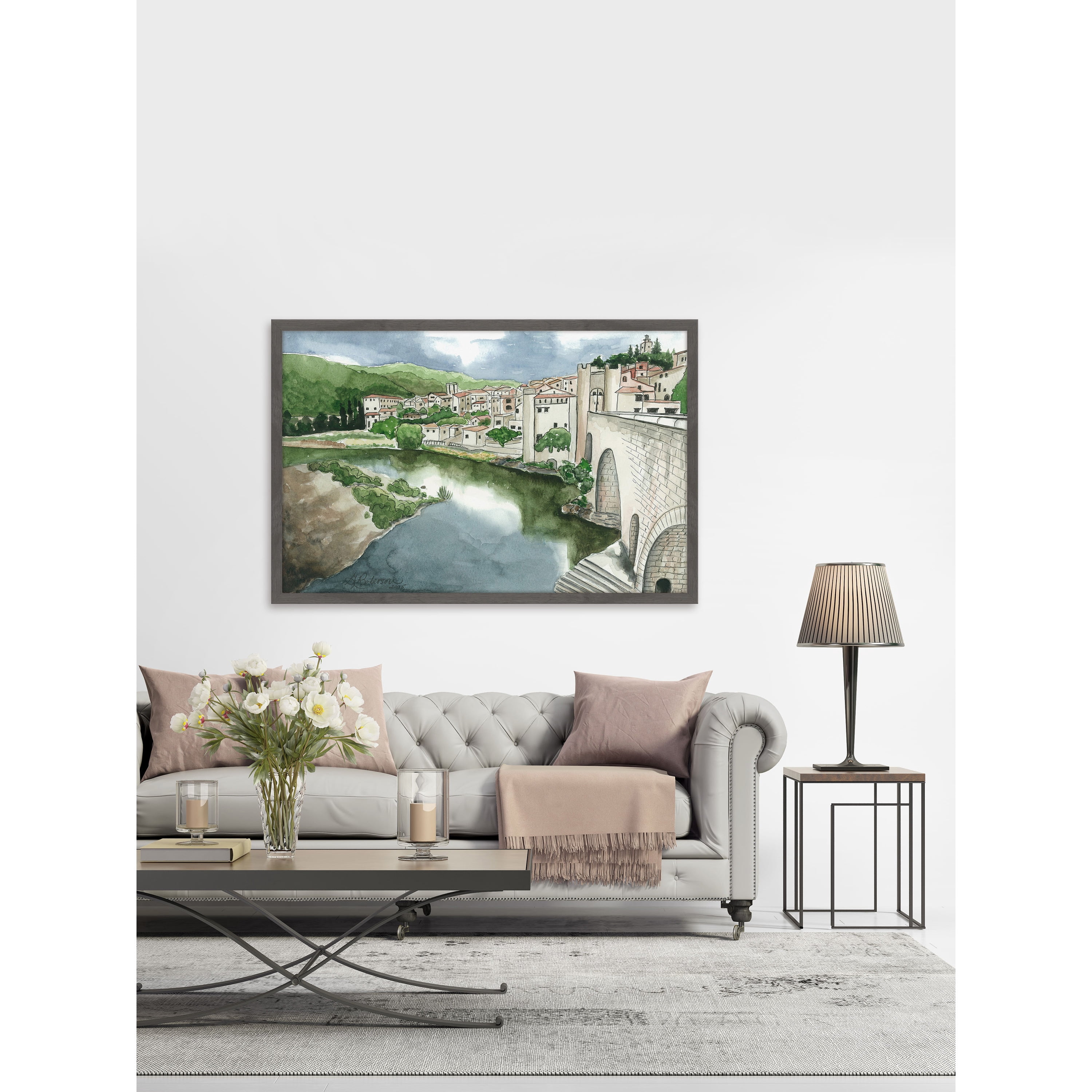 "La Citta Vecchia" Framed Painting Print