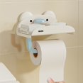 thumbnail image 4 of Wall Mounted Toilet Paper Holder, Bathroom Tissue Box, Non Perforated Paper Storage, Modern Design, For Wet Areas, Wall-Mounted Convenience, Premium Plastic Material, For Home/Guest Rooms $BS$3, 4 of 8