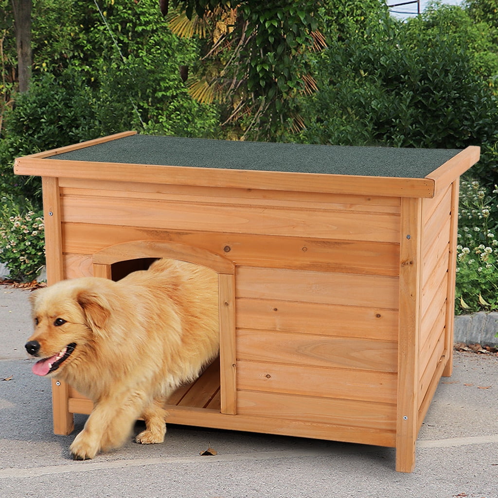 Large Dog Kennel Pet House Shelter Beige Walmart Com Walmart Com