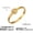 Z206-Gold, variant on Waterproof Bangle Bracelets for Women - 14K Gold Plated Quilted Bangle Stack - Stainless Steel Dainty Gold Bracelet Trendy Summer Fashion Jewelry