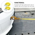 thumbnail image 6 of SWETRACE Iron Hook Winch Rope Yellow 2Pcs 157.20X1.57X0.08in, 6 of 8