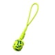 thumbnail image 1 of Juguete de pelota para perros con cuerda, ejercicio de limpieza, resistente a mordeduras, juguetes para masticar para cachorros, juguetes para perros amarillo fluorescente, 1 of 8