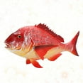 thumbnail image 4 of 1 Pce Modèle de Snapper Rouge Artificiel Jouet Animal Marin Simulé Aquarium Ornement, 4 of 5
