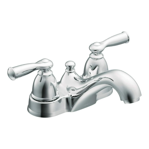 Moen CA84912 Double Handle Centerset Bathroom Faucet from the Banbury Collection, Chrome