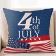 Satin Pillowcase for Hair And Skin Standard Size America Flag Patriotic