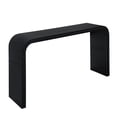 thumbnail image 5 of Ffz Black Wood Console Table, 59In Entryway Table, Curved Waterfall-Style Table,Console Table With Wood Beads,Entrance Table For Entryway, Hallway, Living Room, Foyer, Corridor, 5 of 5
