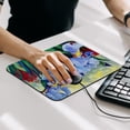 thumbnail image 7 of PhooArto Comfortable Mouse Pad Iris Art Painting Desktop Mousepad , 21 x 25 cm Mouse Mat, Non-Slip Rubber Base, Improves Speed and Precision, 7 of 7