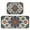 An Intricate Persian Rug Pattern, variant on 2-Piece Ultra Soft Absorbent Floor Mats With Anti-Skid Backing For Kitchen Bathroom Laundry Room Angel Wings Bows