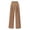 Khaki, variant on Women High Waist Palazzo Pants Casual Wide Leg Trousers Button Down Loose Work Office Business Suit Pant Pockets