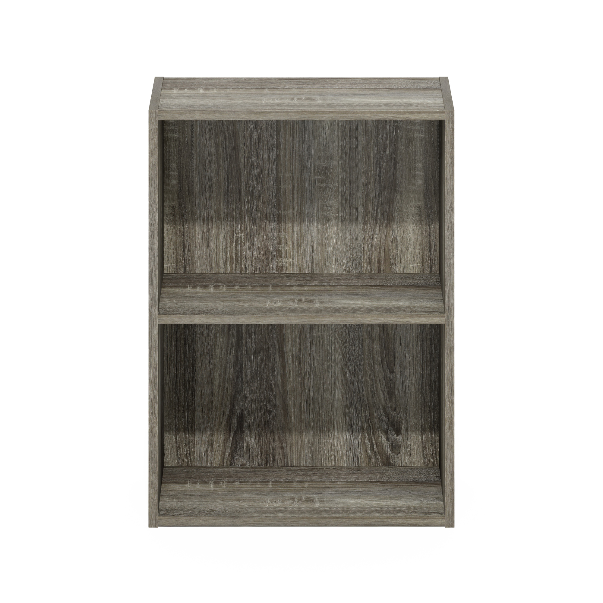 Furinno LUDER 2-Tier Open Shelf Bookcase in French Oak
