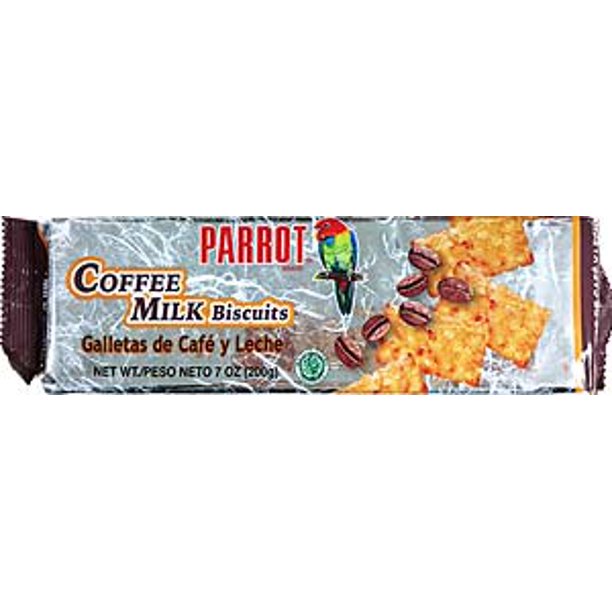 Parrot Coffee Milk Biscuits, 7 Oz, 24 Ct