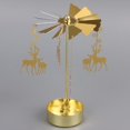 thumbnail image 5 of Yammee Rotary Candle Holder Metal Spinning Tea Lights Romantic Candlestick Ornaments, 5 of 21