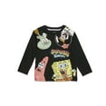 thumbnail image 3 of SpongeBob SquarePants Toddler Boys 2 Pack Long Sleeve T-Shirts Toddler to Big Kid, 3 of 4