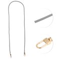 thumbnail image 3 of Unique Bargains 1 Pc Square Buckle Handbag Strap for Office Gray PU Metal, 3 of 5