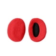 thumbnail image 1 of Separate Ear Warm Cover,No Headband Ear Muff,Windproof Thermal Ear Gear,Soft Plush Warm Texture Outdoor Commute Cold Resistant Portable Comfortable Universal Ear Protection Accessory,Red,S-3.15'', 1 of 8