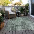 thumbnail image 6 of Addison Rugs Chantille Indoor/Outdoor Transitional Stripes Green Washable Rectangle Rug, 10' x 14', 6 of 6