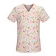 thumbnail image 5 of Blusas médicas de enfermería jinwen Animal Impreso Rosa S, 5 of 8