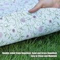 thumbnail image 7 of 2-in-1 Foldable Waterproof Picnic Blanket with Carry Handle, Portable Zipped Pyramid Tote Thick Cushion Grass Mat for Outdoor Relaxation (1 Pc), 7 of 7