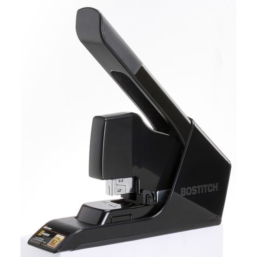 Bostitch EZ Squeeze Antimicrobial Heavy Duty Stapler - 130 Sheets Capacity - 210 Staple Capacity - Full Strip - 1 Each - Black Bostitch EZ Squeeze Antimicrobial Heavy Duty Stapler - 130 Sheets Capacity - 210 Staple Capacity - Full Strip - 1 Each - Black