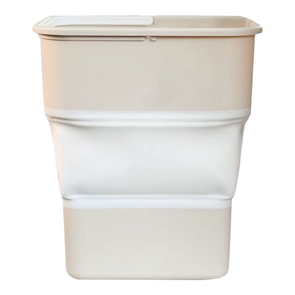 YSNOOWE Cubo Plegable Beige Para Basura En Auto Fácil De Guardar Y Usar En Diferentes Espacios