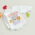 thumbnail image 4 of Okbabeha Newborn Baby Halloween Outfit Girl Boy Long Sleeve Sweatshirt Romper Bubble Sweater Onesie Cute Halloween Clothes, 4 of 7