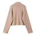 thumbnail image 3 of Cropped Cardigan for Women 2025 Fall Lightweight Long Sleeve Open Front Shawl Sweater Jacket Cardigans, 3 of 6