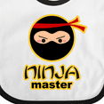 thumbnail image 4 of Inktastic Ninja Master Boys or Girls Baby Bib, 4 of 4