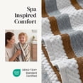 thumbnail image 5 of Modern Threads Pax Jacquard 6-Piece Adult Cotton Bath Towel Set, Gold, 5 of 7