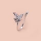 thumbnail image 1 of Piercing para nariz con forma de U sin perforaciones, joyería retro, diseño creativo de mariposa y flor, anillo para la nariz, decoración falsa para la nariz, 1 of 5