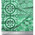 thumbnail image 3 of Soimoi Poly Georgette Fabric Damask Patchwork Print Sewing Fabric Yard 42 Inch Wide, 3 of 3