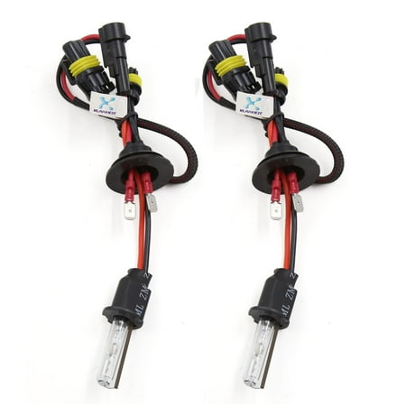 2 Aaa Xenon Lamp - 2 Pcs H3 6000K HID Xenon Headlight Fog Lights Lamp Bulbs for Car Vehicle