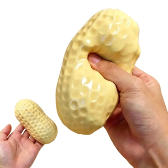 Jumbo Peanut Squishy  , Realistic Slow Rising Squeeze Peanut Sensory , Food Shape Stress Ball  Food Fidget Toy for Stress Relief & Anxiety Relaxation 2026