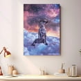 thumbnail image 4 of Starry Night Canvas Inspired American Hairless Terrier Dog Pet Family Friend Peace Oil Painting Art Print Poster Wall Decor, 4 of 6