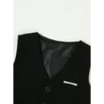thumbnail image 6 of CARETOO Toddler Baby Boy Clothes 1-5T Formal 4Pcs Set Long Sleeves Shirt Suspender Pants Bowtie Vest, 6 of 20
