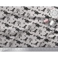 thumbnail image 3 of Soimoi polyester Crepe Fabric Dot,Tree & Dinosaur Jungle Decor Fabric Printed Yard 42 Inch Wide, 3 of 3