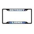 thumbnail image 1 of FANMATS 31355 Detroit Lions Metal License Plate Frame Black Finish, 1 of 4