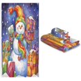 thumbnail image 7 of GZHJMY Christmas Snowman Towel Set of 3, Highly Absorbent Soft Towels with Bath Towel, Hand Towel and Washcloth for Bathroom Hotel Gym Spa, 7 of 7