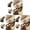 Coffee 3PCS, variant on Cow Print Runner Western Cottage Country Farm Pattern Black Cowhide Print Dinner Runner For Home Kitchen Dining