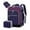 Purple-Blue-Black, variant on Lovevook Backpack Men Women, 40L Expandable Carry On Backpack Set Airline Approved, Larger Waterproof Suitcase Weekender Overnight Bag TSA Friendly