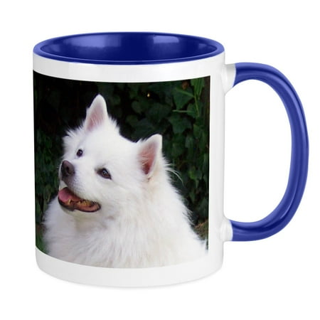 

CafePress - American Eskimo Mugs - Ceramic Coffee Tea Novelty Mug Cup 11 oz