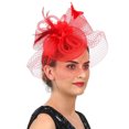 thumbnail image 5 of Tocado para cóctel, boda, fiesta de té, accesorio para el cabello para mujeres y niñas, 5 of 5