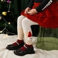thumbnail image 3 of Argulvti Kids Christmas Socks Soft Breathable Cute Crew Socks with Doll Elastic Walking Socks, 3 of 5
