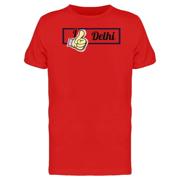 I Like Delhi Thumbs Up Tee Men's -Image by Shutterstock