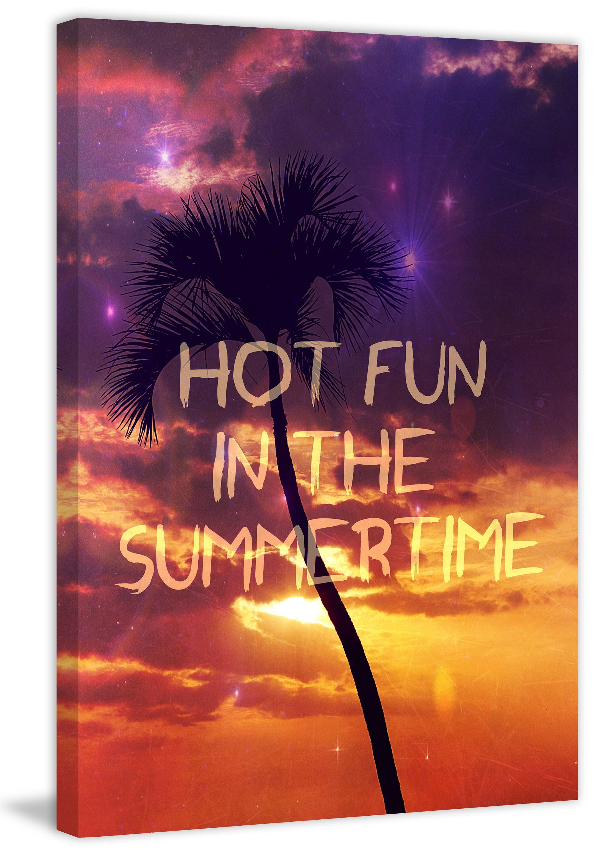 "Hot Fun in the Summertime" Painting Print on Wrapped Canvas