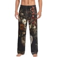 thumbnail image 2 of Lsque Vintage Floral Vase A Print Men's Pajama Pants, Lounge Pant - Comfortable Home Wear,Elastic Waistband, Stylish Design-Large, 2 of 9