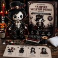 thumbnail image 4 of Patchwork Skeleton Witch Girl DIY Kit, Halloween DIY Patchwork Skeleton Set with 7 Styles Doll Making, Handmade Decor Ornament Gift for Craft Lovers, Beginner Sewing Project (cc2), 4 of 7