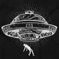 thumbnail image 2 of Funny UFO Alien Abduction Humor Womens Slim Fit Graphic Tee Brisco Brands X, 2 of 5